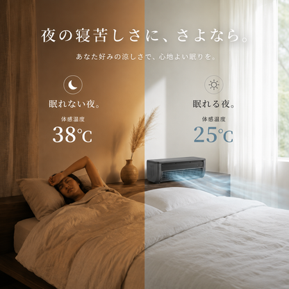 Shizuku Cooler | 充電式ポータブル 冷風機