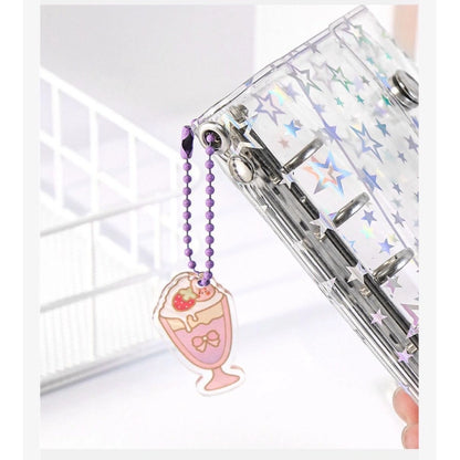 【1冊】【リフィル10枚付き】ゆるかわシール帳 A7 バインダー♡【残りわずか】