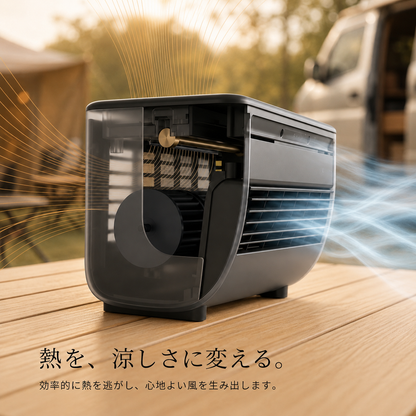 Ryo Cooler | 車中泊・キャンプ用 充電式冷風機